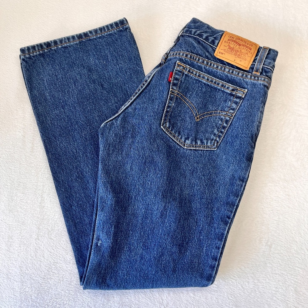 Levi's Women's Dark Blue Bootcut Jeans - Picture 2 of 10